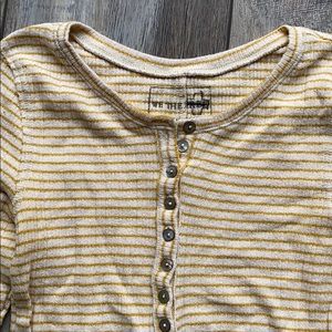 Free People Stretchy Long Sleeved Top